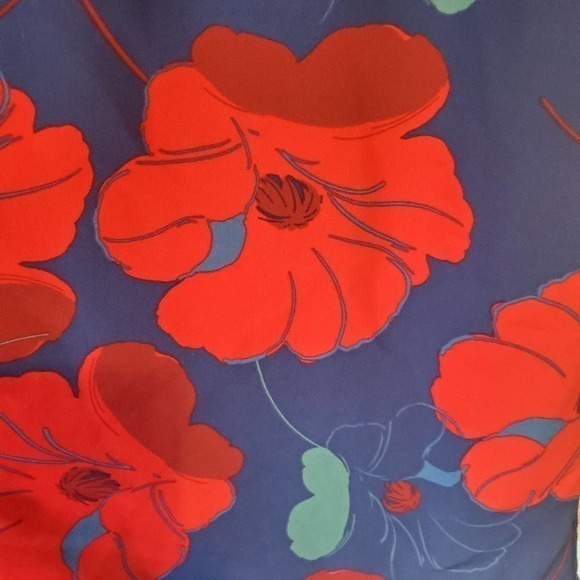 Lace & Mesh womens red and blue‎ dress size small - Picture 4 of 4